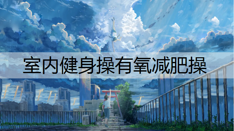 室内健身操有氧减肥操